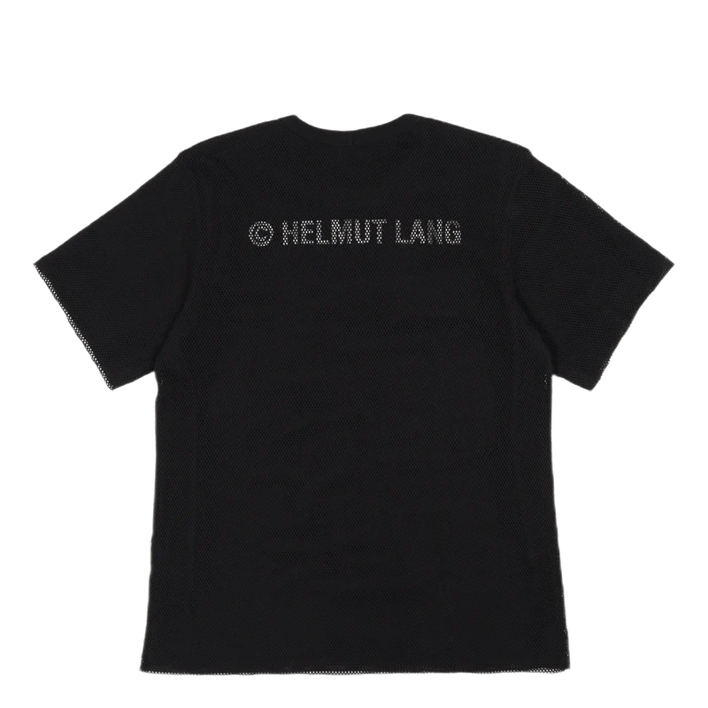 Trapunto Mesh Tee Black