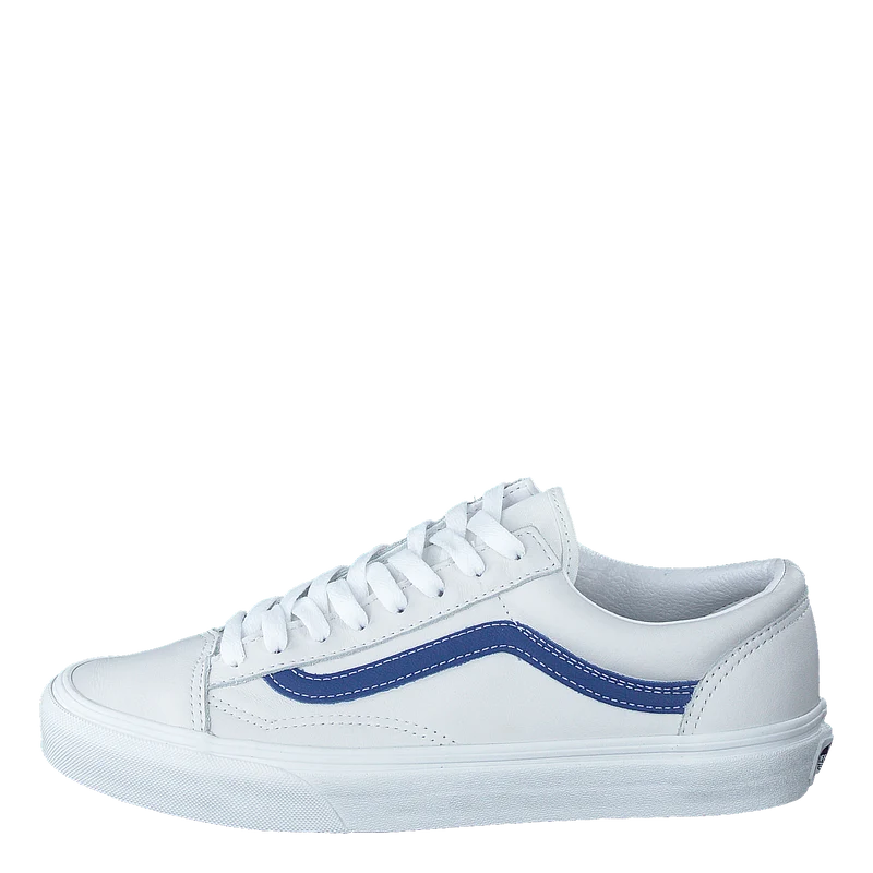Ua Style 36 (leather Pop)tr Bl/tr Wht