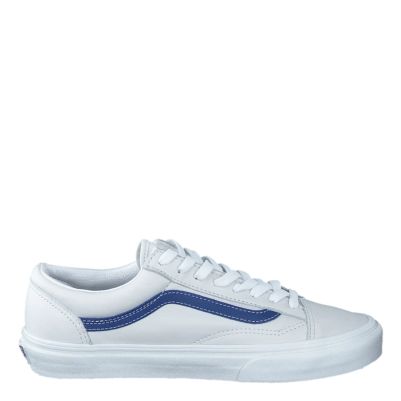 Ua Style 36 (leather Pop)tr Bl/tr Wht