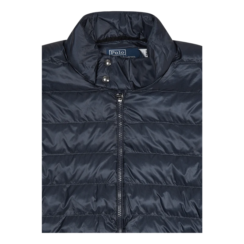 Herringbone-Print Hybrid Jacket Herringbone Newport Navy