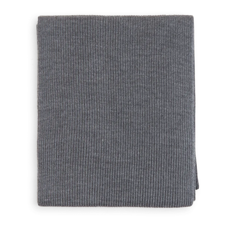 Signature Pony Wool Scarf Fawn Grey Heather