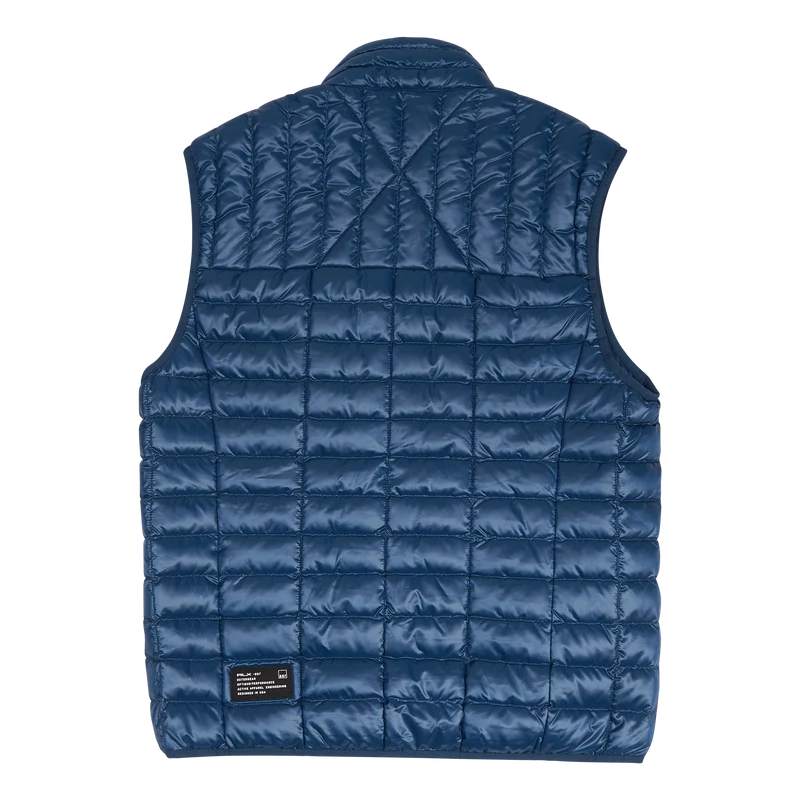 Water-Repellent Down Vest Raleigh Blue