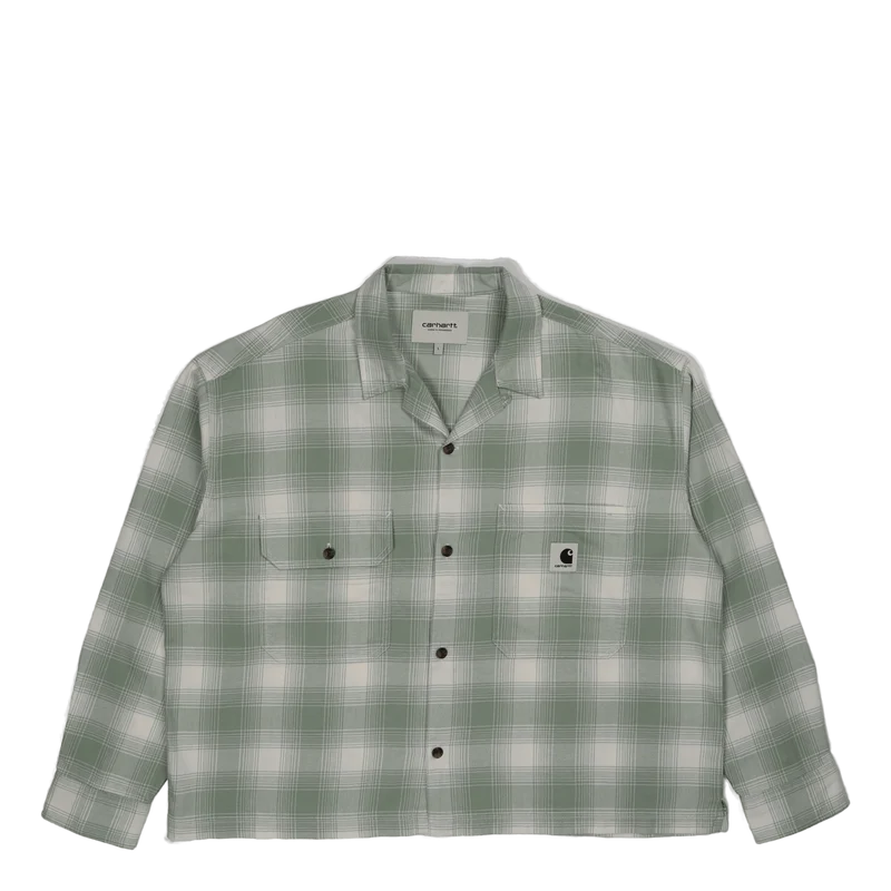 W' L/s Deaver Shirt Deaver Check, Misty Sage