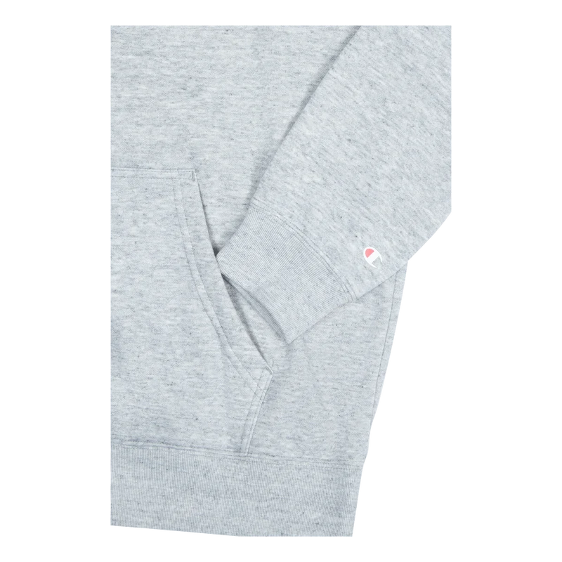 Hooded Full Zip Sweatshirt New Oxford Grey Melange