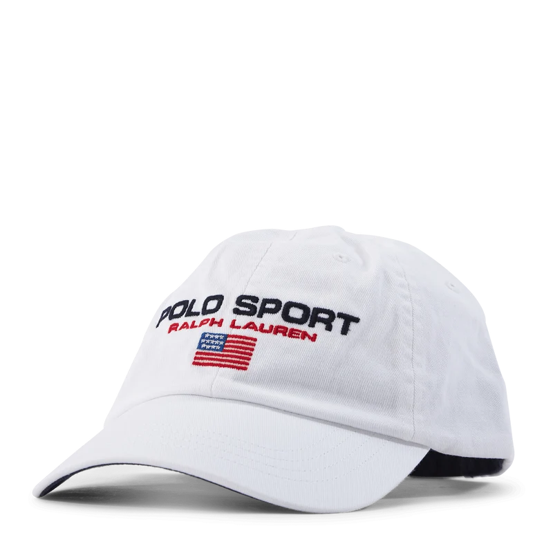 Polo Sport Twill Ball Cap Ceramic White
