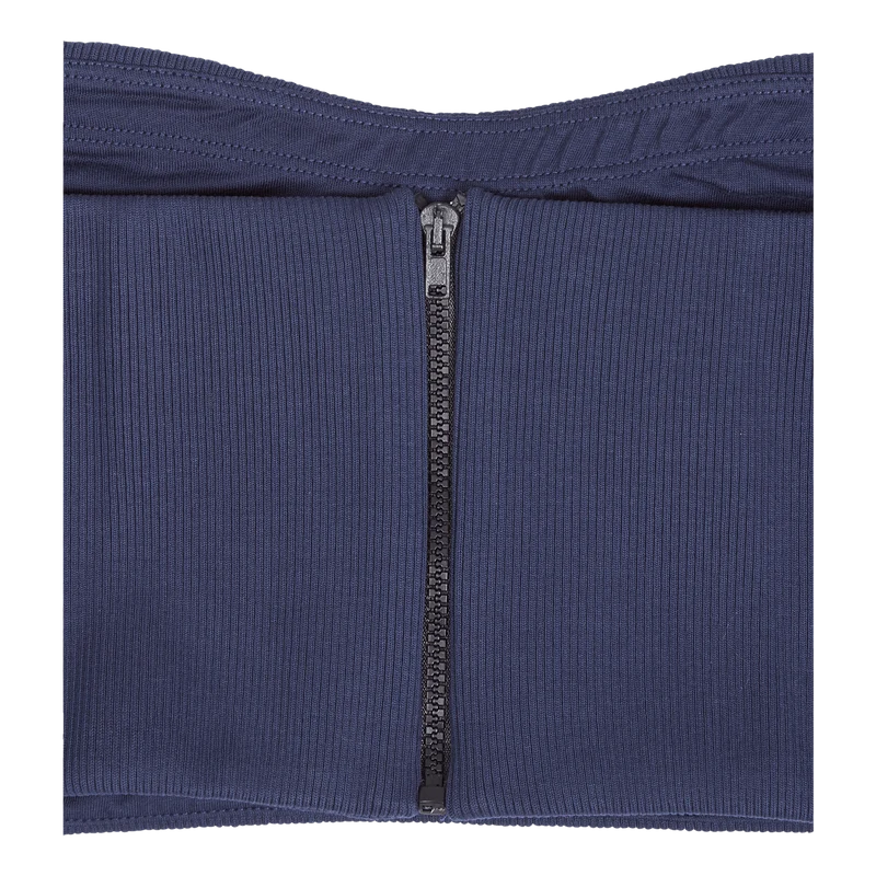 Tjcw Bandeu Flag Crop Top Yale Navy