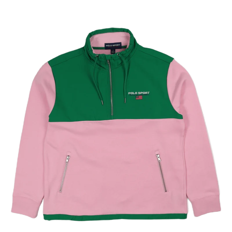 Polo Sport Hybrid Sweatshirt Carmel Pink/Cruise Green