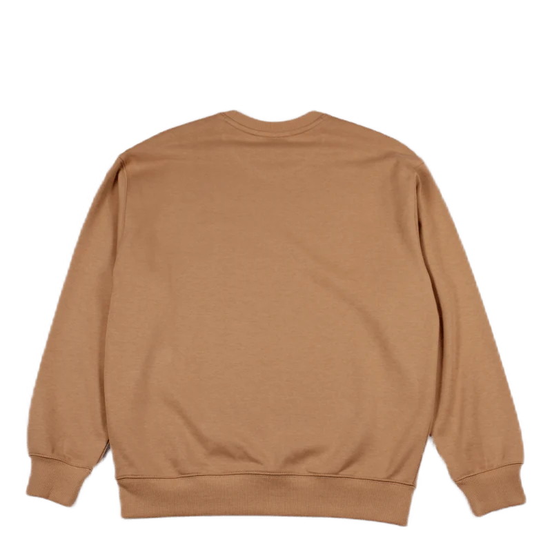 W' Script Embroidery Sweat 57/ Sediment / Black