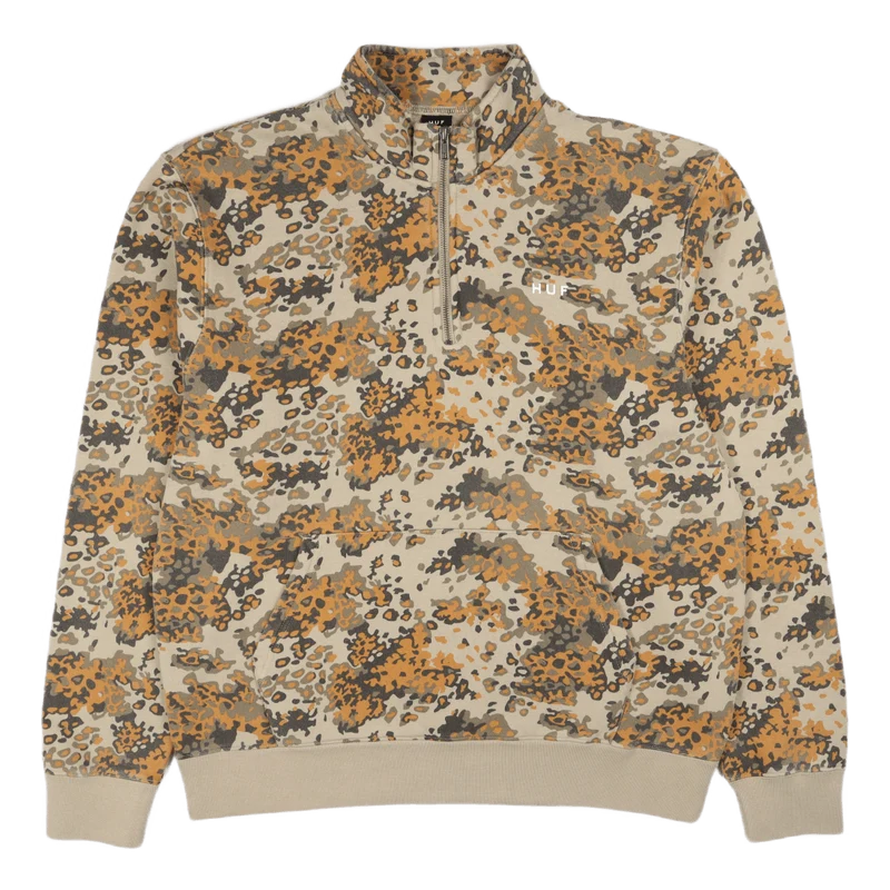 Contra 1/4 Zip Fleece Tan Camo