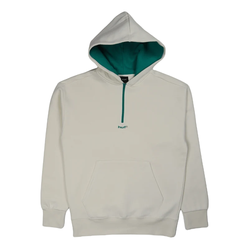 Surface 1/4 Zip Hooded Fleece Cream