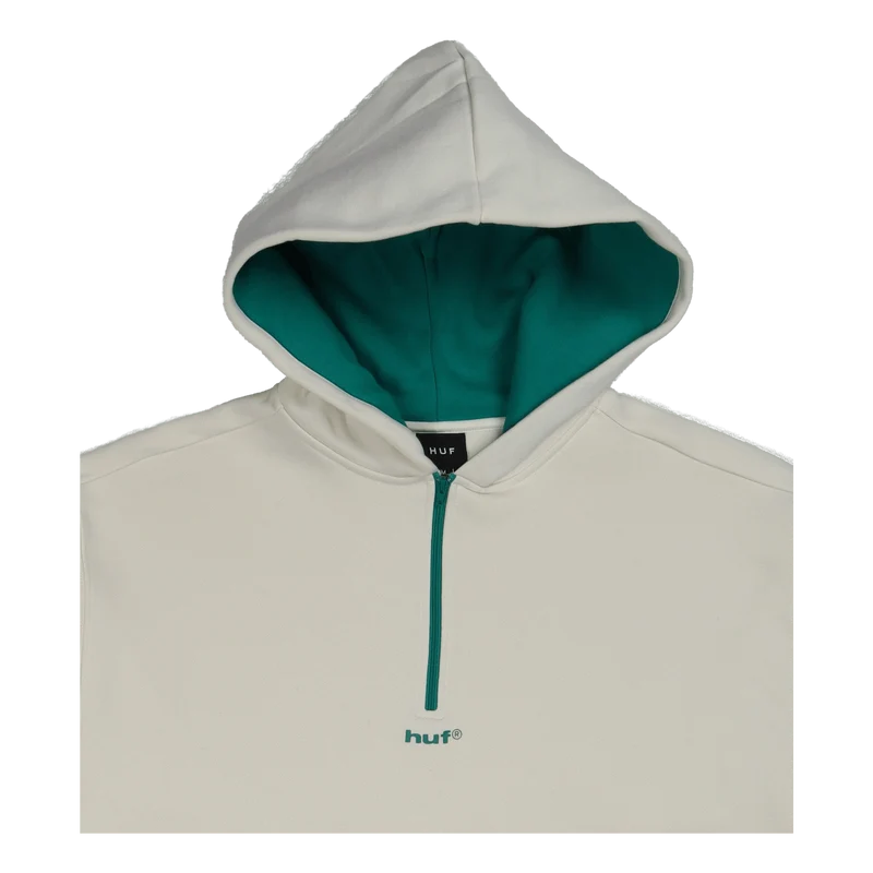 Surface 1/4 Zip Hooded Fleece Cream