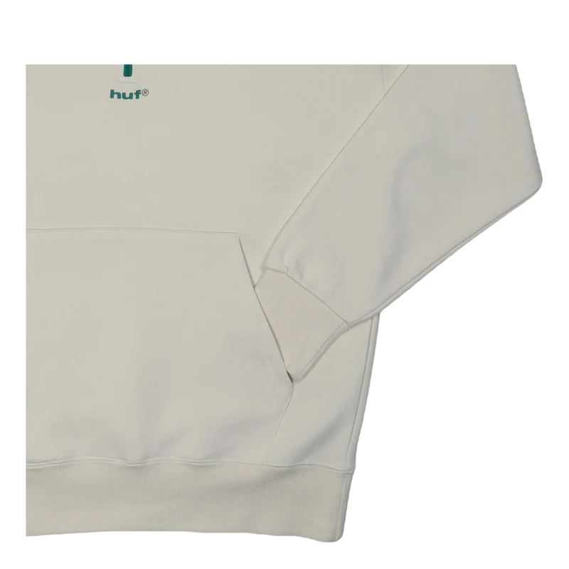 Surface 1/4 Zip Hooded Fleece Cream