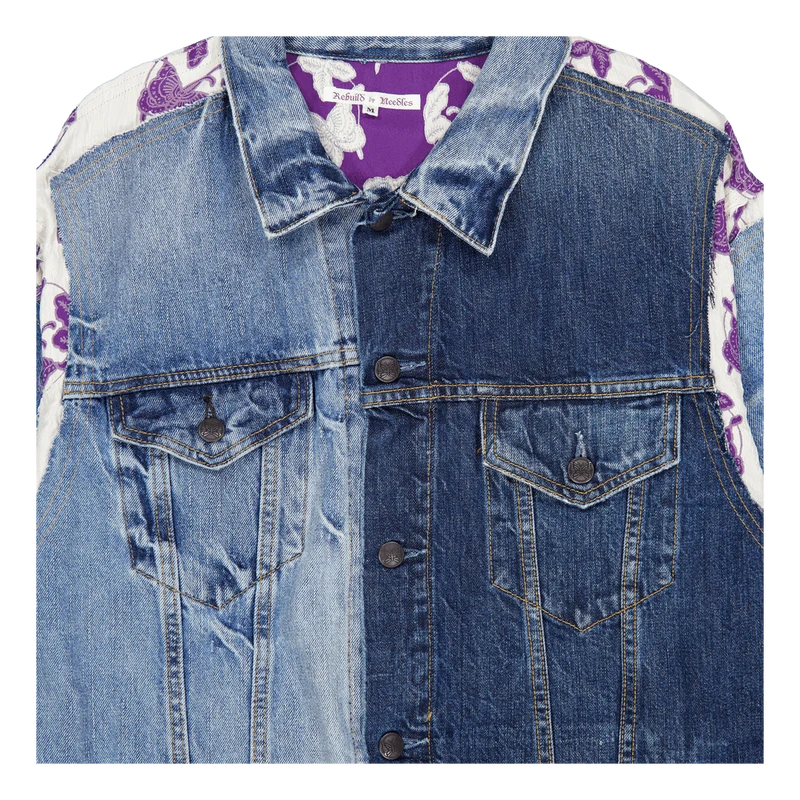Jean Jacket -> Covered Jacket A-off White