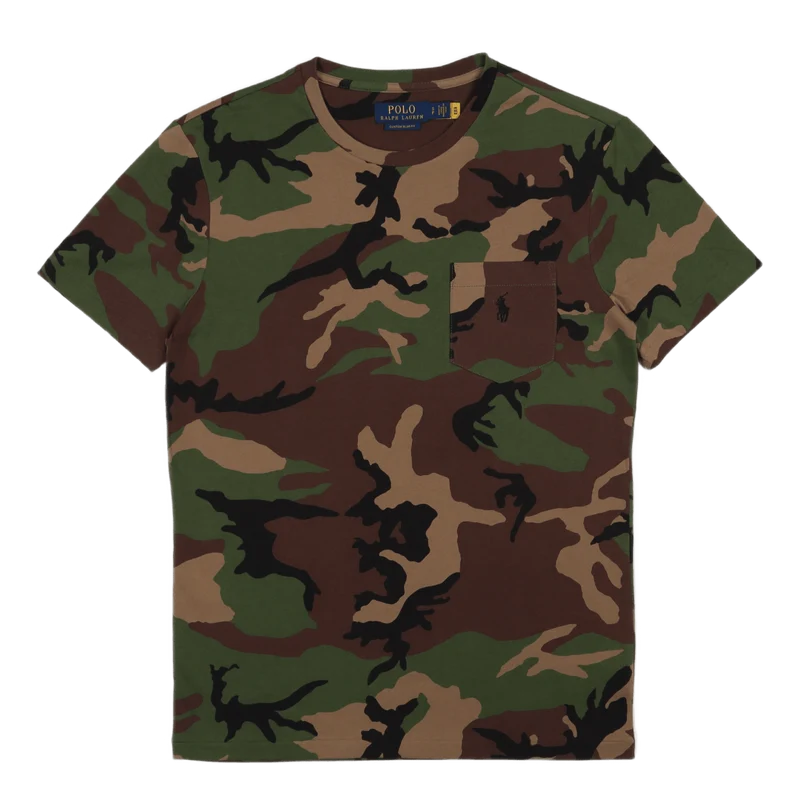 Custom Slim Fit Camo Pocket T-Shirt Surplus Camo
