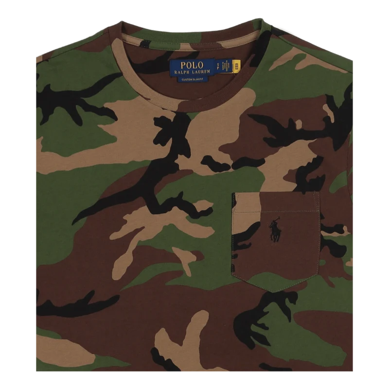 Custom Slim Fit Camo Pocket T-Shirt Surplus Camo