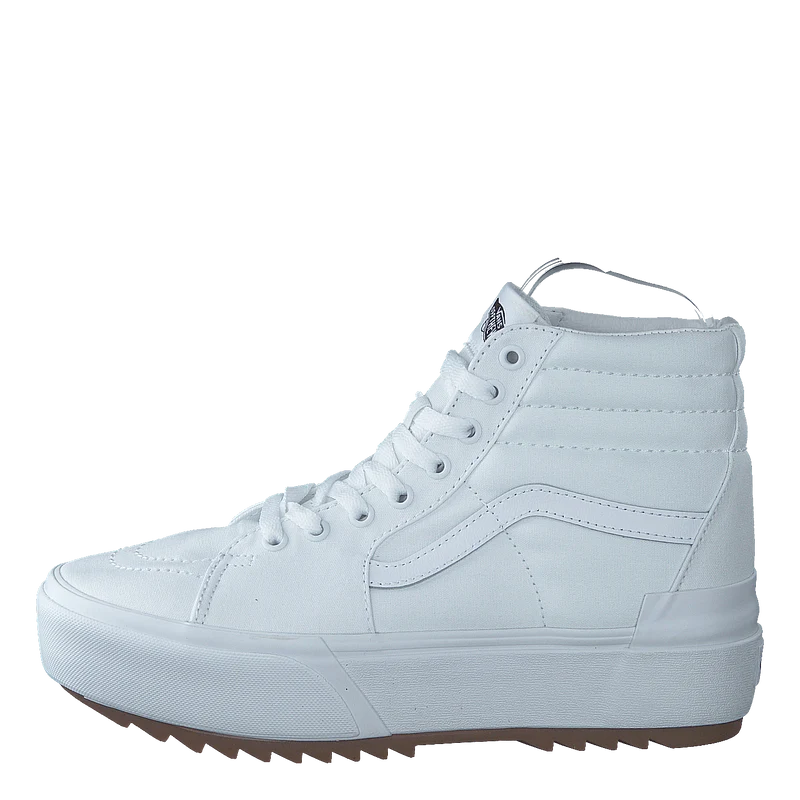 Ua Sk8-hi Stacked (canvas) True White