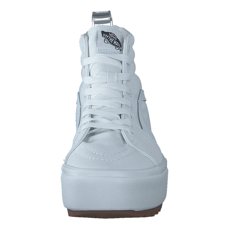 Ua Sk8-hi Stacked (canvas) True White