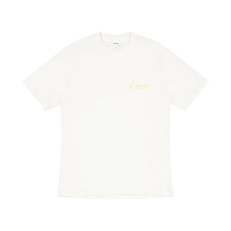 Johannes Chain Stitch Logo Ecru