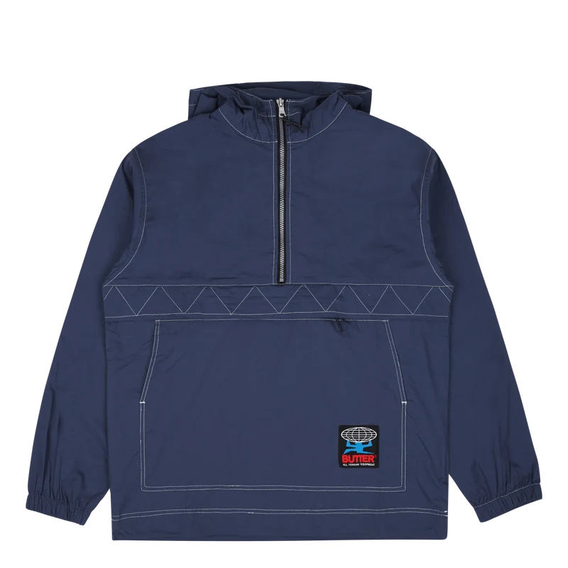 Terrain Contrast Stitch Jacket Navy