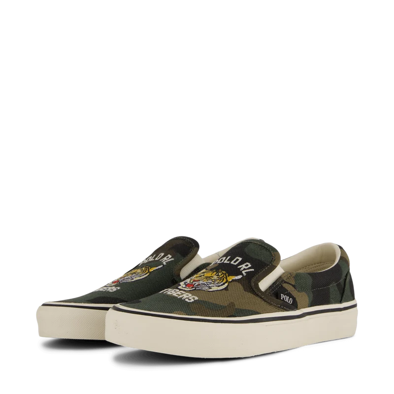 Keaton Camo Canvas Slip-On Sneaker Camo Tiger