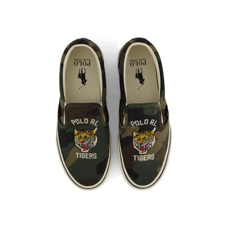 Keaton Camo Canvas Slip-On Sneaker Camo Tiger