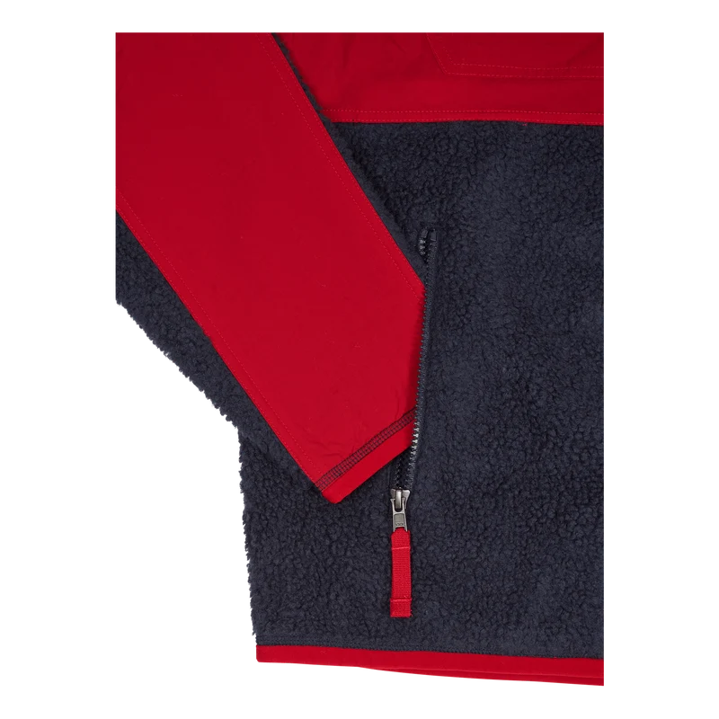 Wind-Blocking Hybrid Jacket Newport Navy/Rl 2000 Red