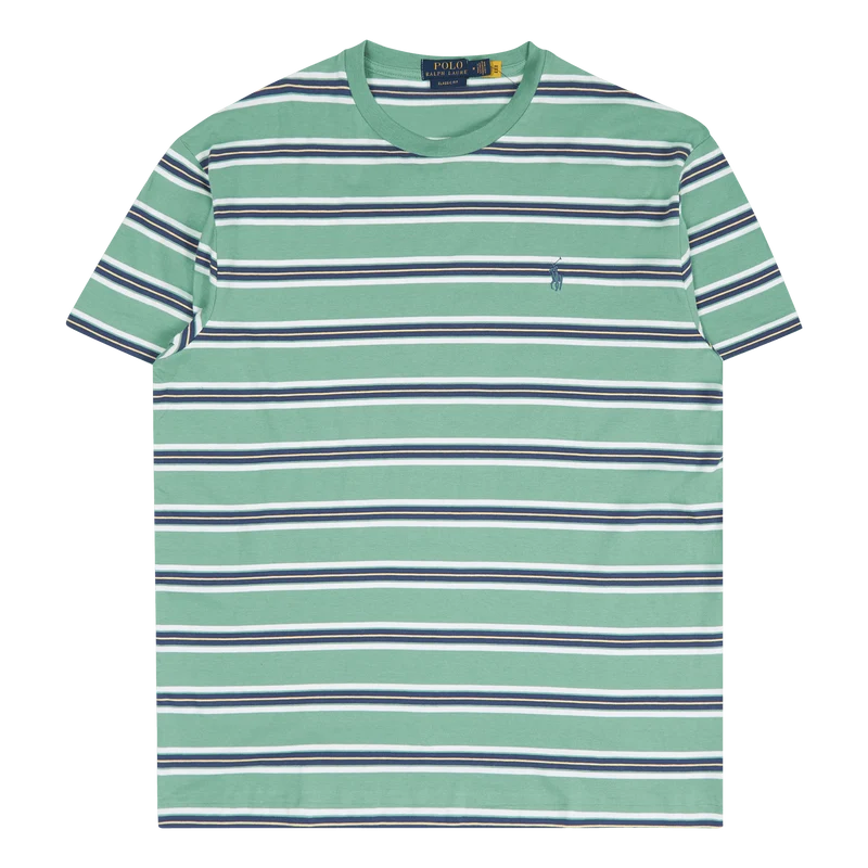 Classic Fit Striped Jersey T-Shirt Haven Green Multi