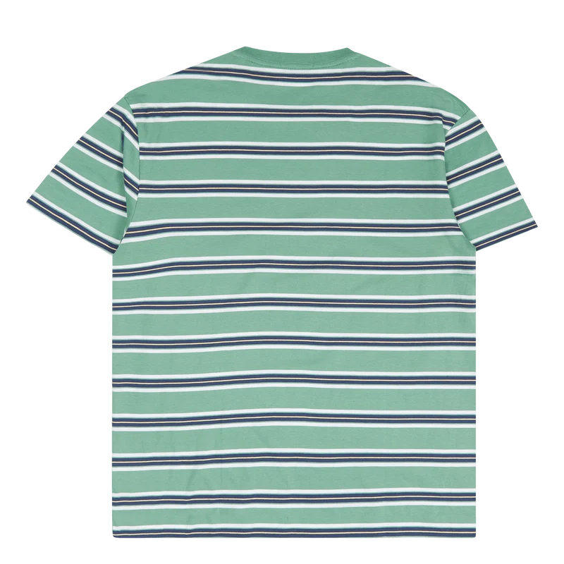 Classic Fit Striped Jersey T-Shirt Haven Green Multi