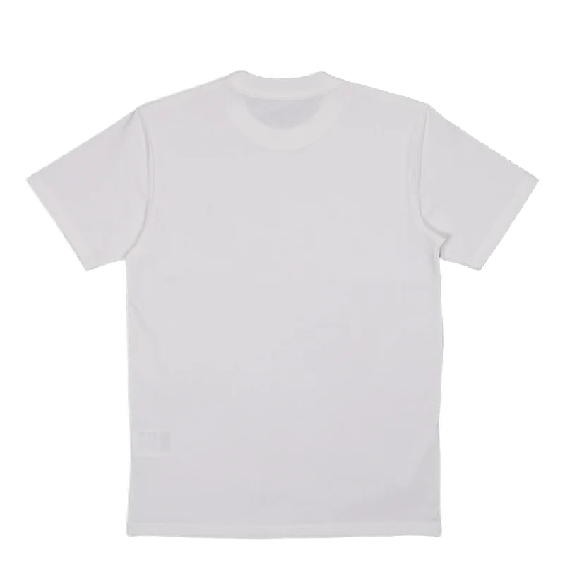 S/s University Script T-shirt White / Black