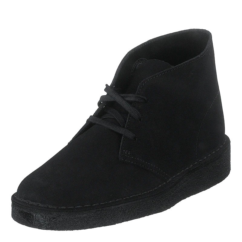 Desert Coal Black Suede