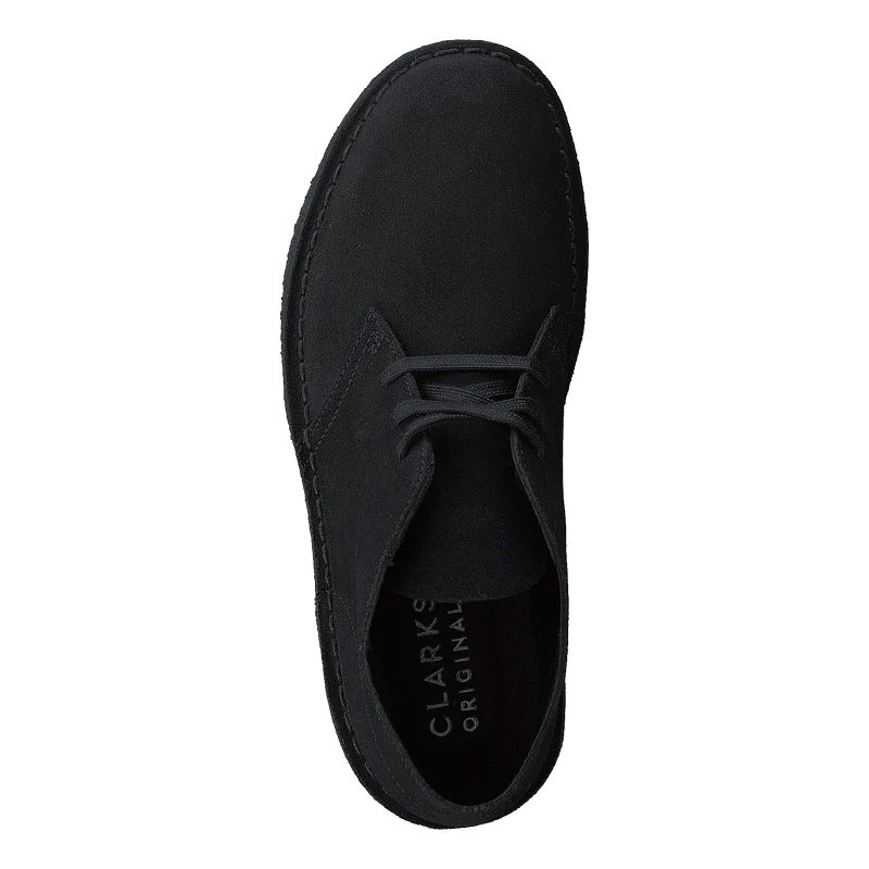 Desert Coal Black Suede