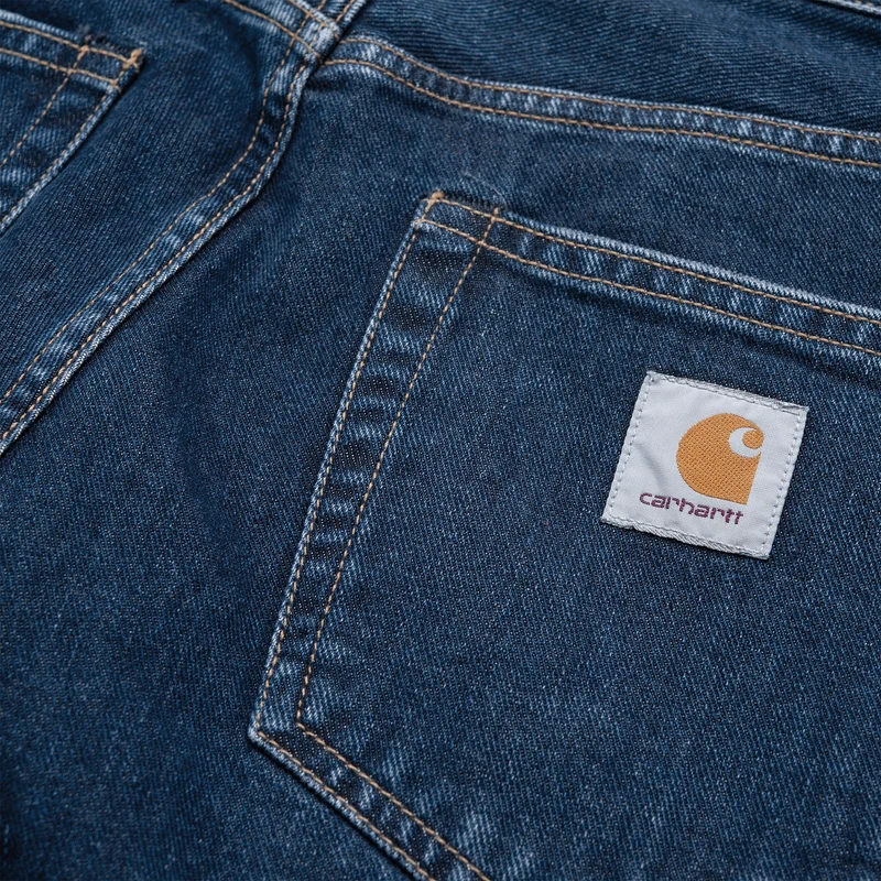 Pontiac Pant Organic Cotton Ma Blue Stone