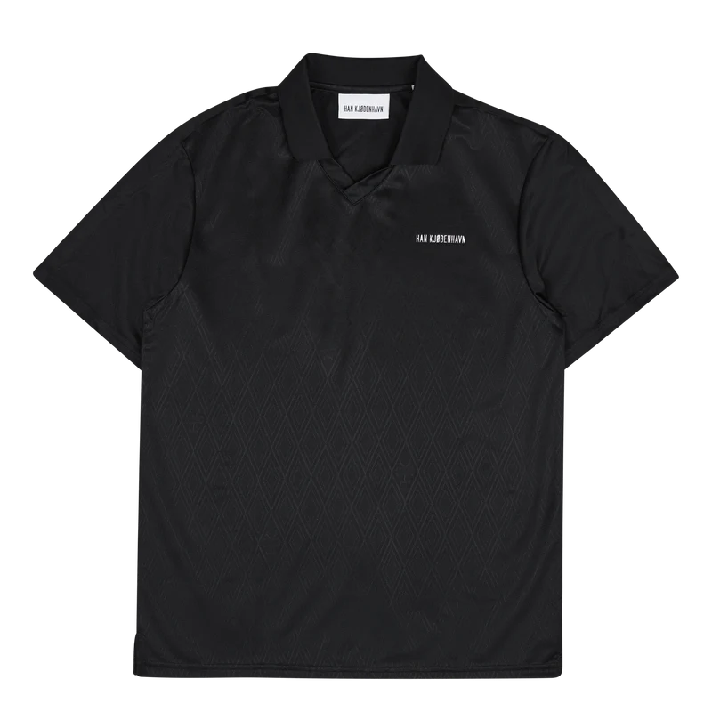 Football Tee Short Sleeve Black