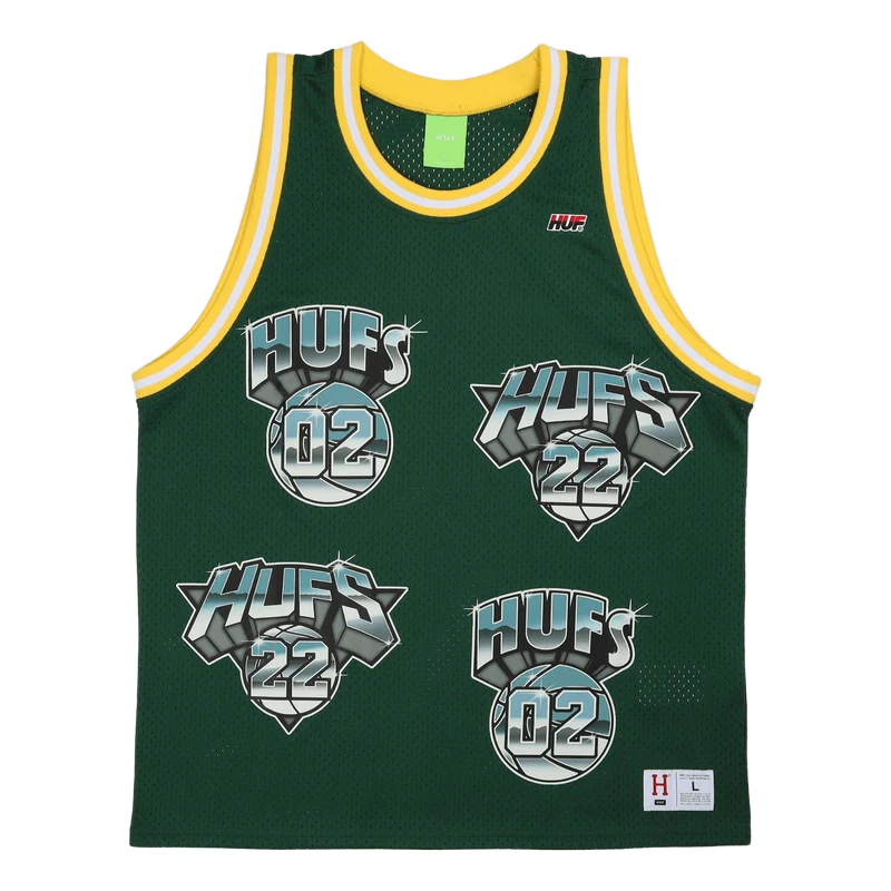 Hufs Basketball Jersey Green