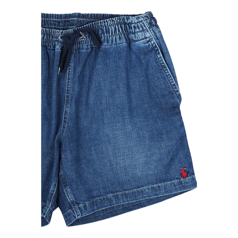 6.5-Inch Polo Prepster Denim Short Blane