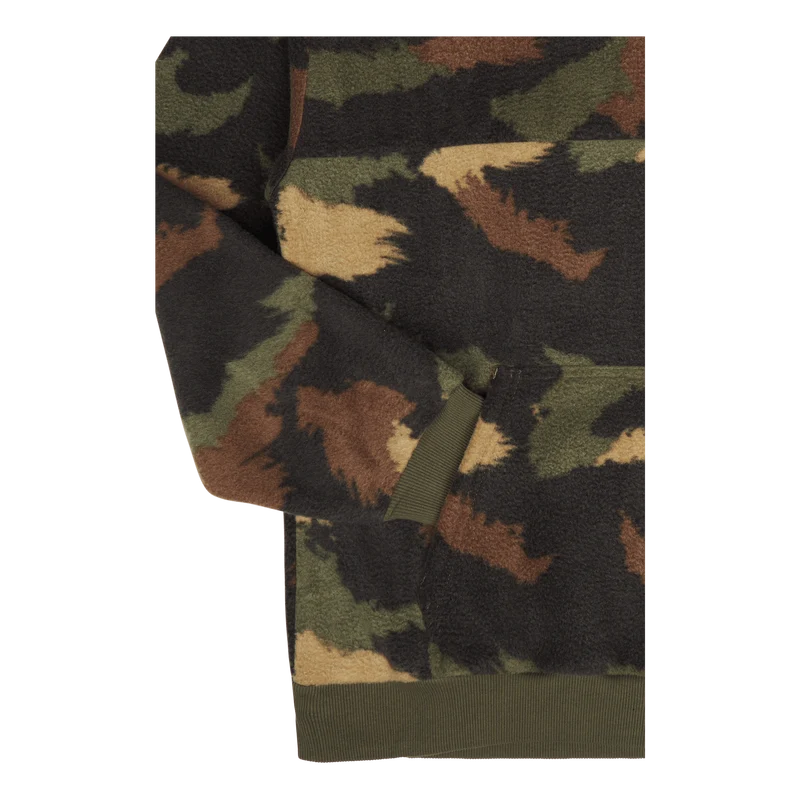 Blankeet Fleece Hood Brushed Camo