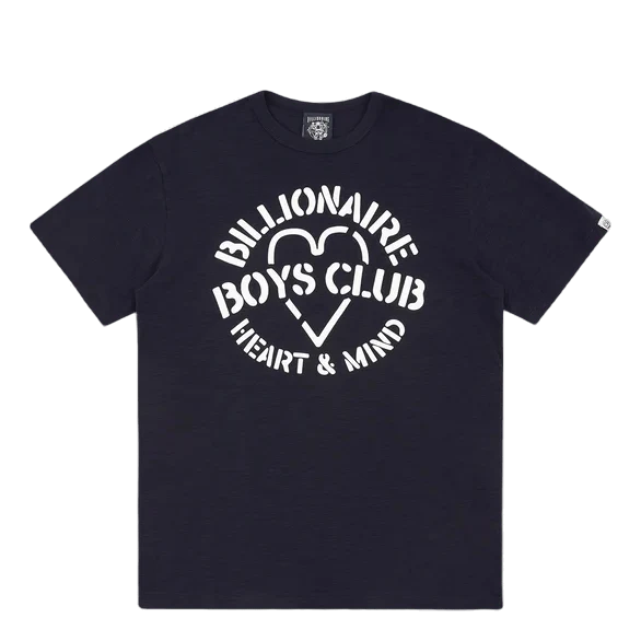 Heart & Mind T-shirt Navy