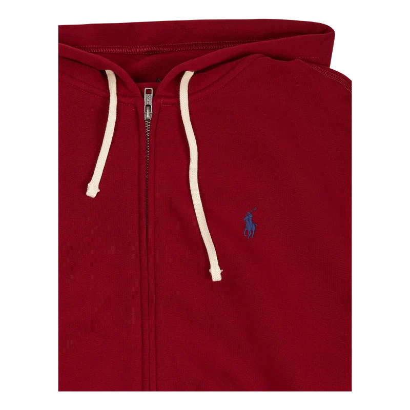 The RL Fleece Full-Zip Hoodie Holiday Red