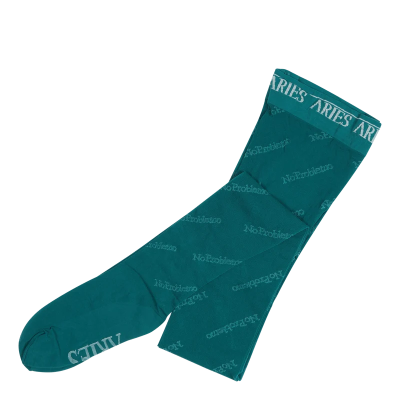 No Problemo Logo Tights Bottle Green