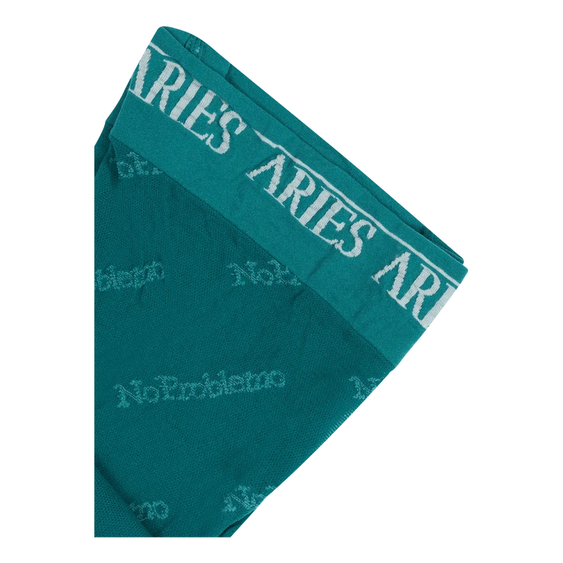 No Problemo Logo Tights Bottle Green