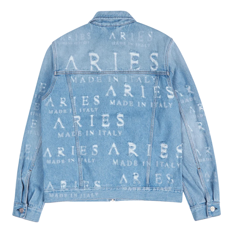 Destroyed Jean Jacket Blue