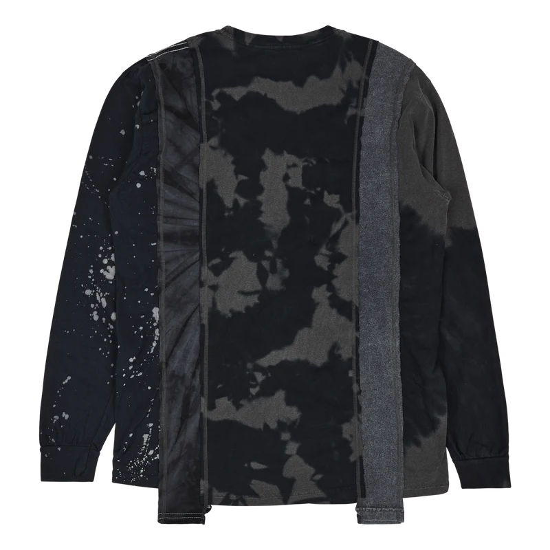 Needles 5 Cuts L/s Tee - B&w M Assorted