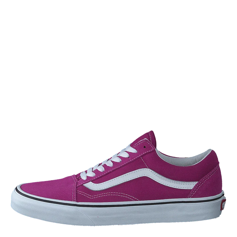 Ua Old Skool Fuchsia Red/true White