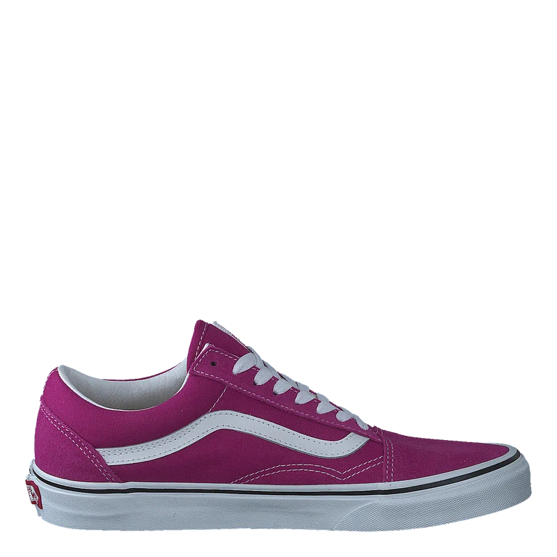 Ua Old Skool Fuchsia Red/true White