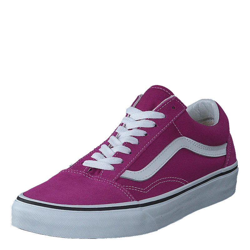 Ua Old Skool Fuchsia Red/true White