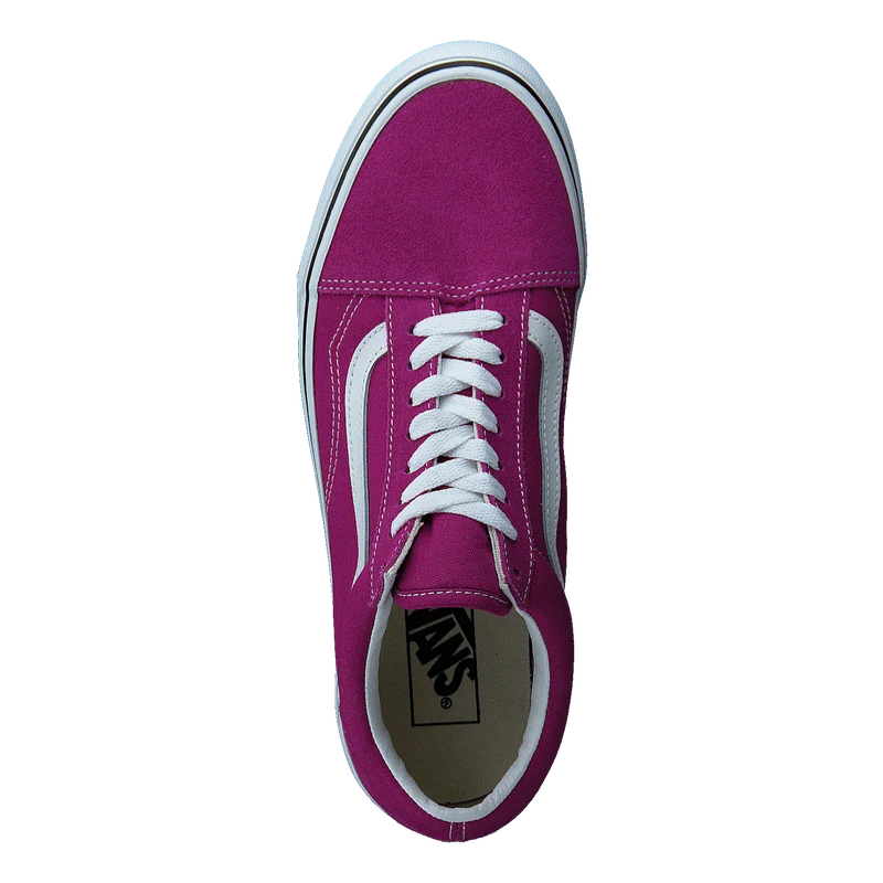Ua Old Skool Fuchsia Red/true White