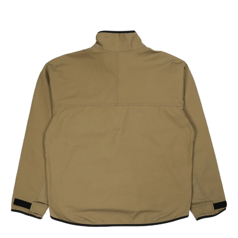 L/s Fz Throwshirt Heritage Khaki