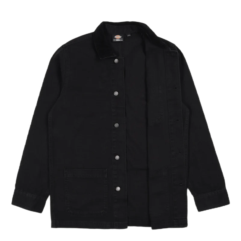 Duck Lined Chore Jacket Stone Washed Black