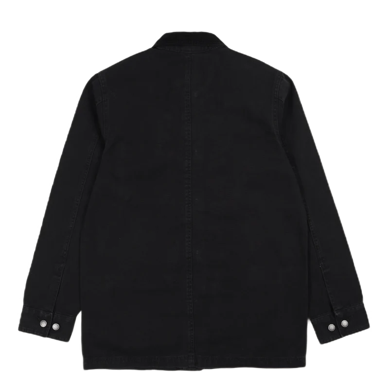 Duck Lined Chore Jacket Stone Washed Black