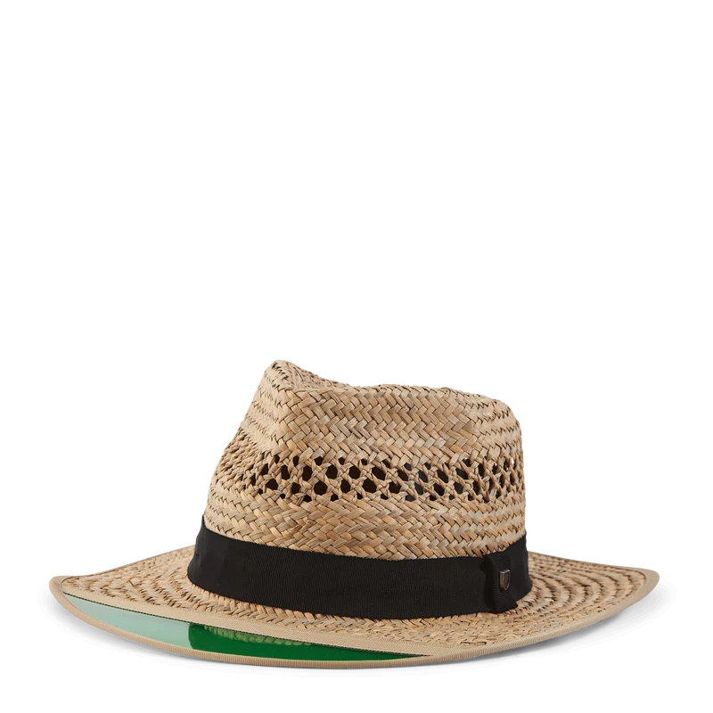 Hunter Straw Fedora Tan